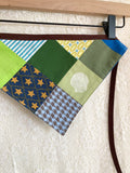Patchwork Bandanny (cool colors)