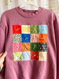 Patchwork Quilt crewneck (L)
