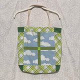Window Gazer Tote Bag (green)