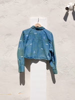 Earth From Above Cropped Button-up (XL)